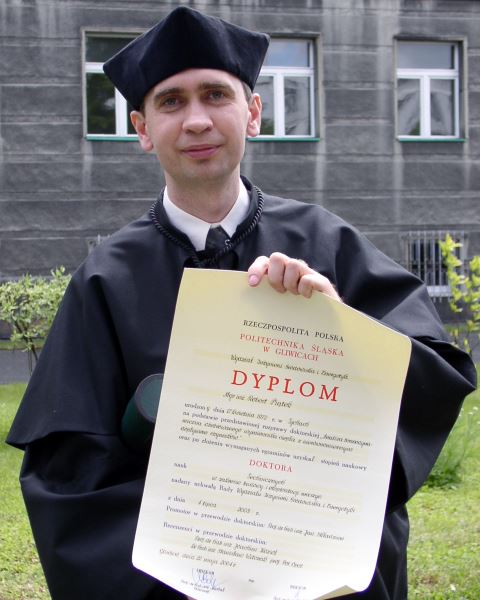 po wręczeniu dyplomów PhD w maju 2004